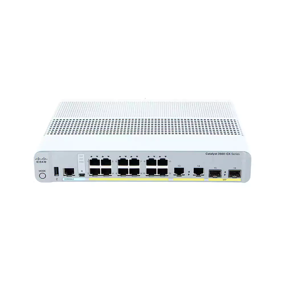 WS-C3560CX-12PC-S سوئیچ سیسکو مدل WS-C3560CX-12PC-S